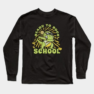 Ready To Rock School T-Rex Long Sleeve T-Shirt